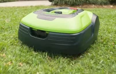 thumbnail image of Greenworks - Optimow Robotic Lawn Mower - Green